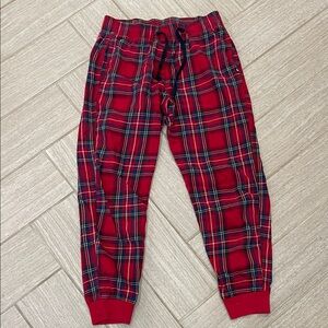 Men’s Hollister Red and Blue Plaid PJ Pants